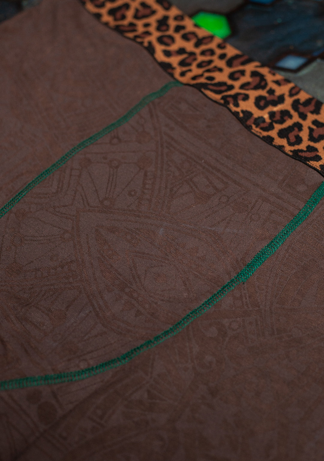 Underwear Men BAMBOO Veg Dye Veg Print - Brown POPPYFIELDS Leopard